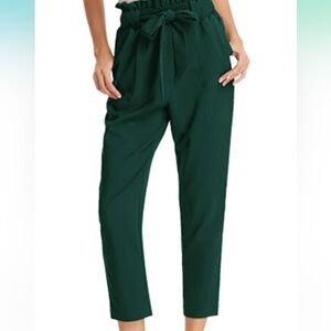 Grace Karin cropped pants - dark green - 2xl